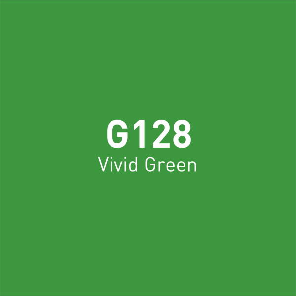 Vincent Graph Master Brush Marker G128 Vi̇vi̇d Green - 4