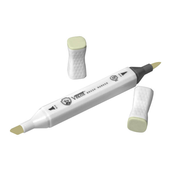 Vincent Graph Master Brush Marker G132 Li̇me Punch - 3