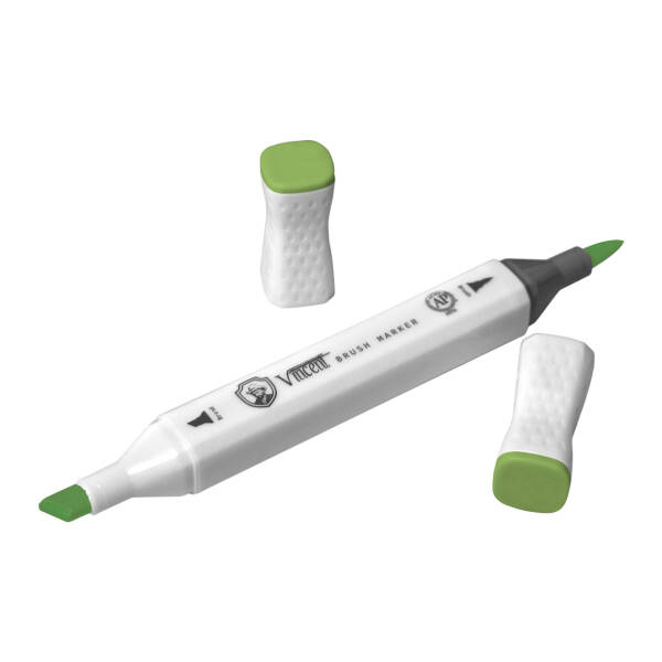 Vincent Graph Master Brush Marker G146 Greenery - 3