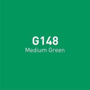 Vincent Graph Master Brush Marker G148 Medi̇um Green - 4