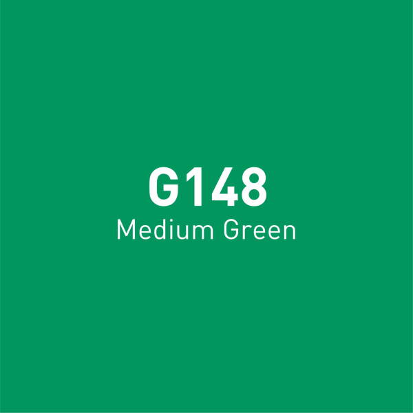 Vincent Graph Master Brush Marker G148 Medi̇um Green - 4