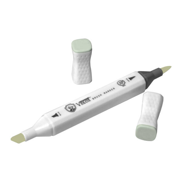 Vincent Graph Master Brush Marker G153 Li̇me - 3