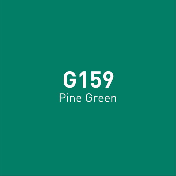 Vincent Graph Master Brush Marker G159 Pi̇ne Green - 4