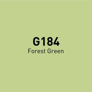 Vincent Graph Master Brush Marker G184 Forest Green - 4