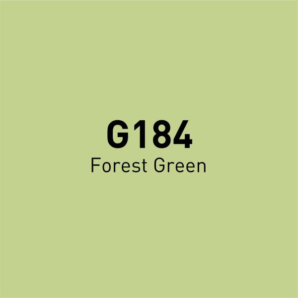 Vincent Graph Master Brush Marker G184 Forest Green - 4