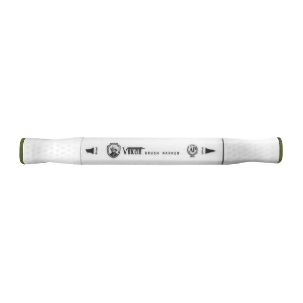 Vincent Graph Master Brush Marker G189 Deep Oli̇ve Green - 2