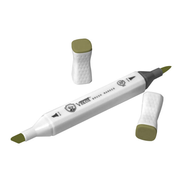 Vincent Graph Master Brush Marker G289 Pi̇ne Needle - 3