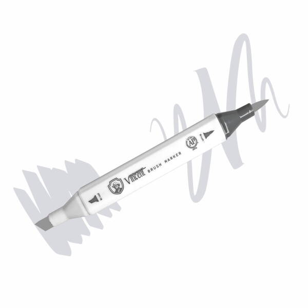 Vincent Graph Master Brush Marker Ng02 Neutral Gray 02 - 1