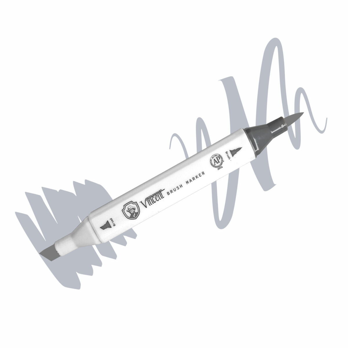 Vincent Graph Master Brush Marker Ng04 Neutral Gray 04