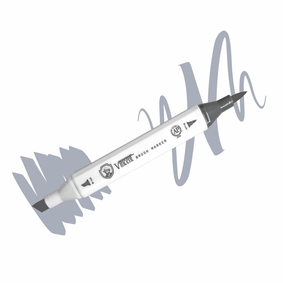 Vincent Graph Master Brush Marker Ng05 Neutral Gray 05