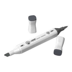 Vincent Graph Master Brush Marker Ng08 Neural Gray 08 - 3