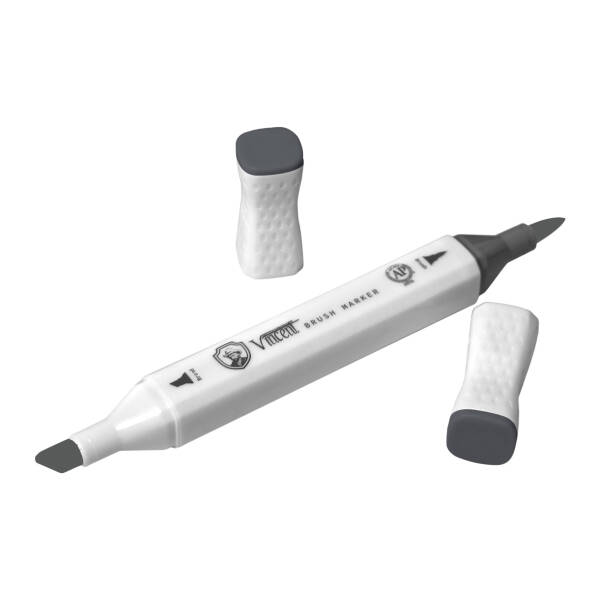 Vincent Graph Master Brush Marker Ng08 Neural Gray 08 - 3