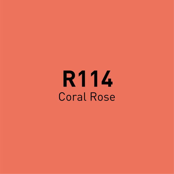 Vincent Graph Master Brush Marker R114 Coral Rose - 4