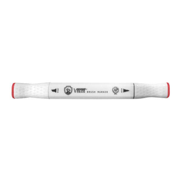 Vincent Graph Master Brush Marker R119 Hot Coral - 2