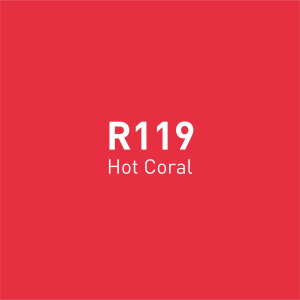 Vincent Graph Master Brush Marker R119 Hot Coral - 4