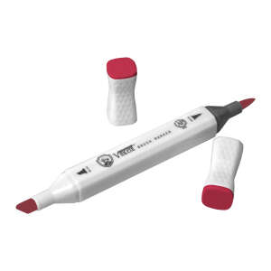 Vincent Graph Master Brush Marker R129 Scarlet - 3
