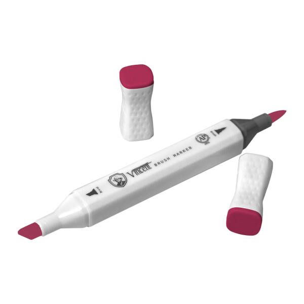 Vincent Graph Master Brush Marker R148 Cardi̇nal - 3