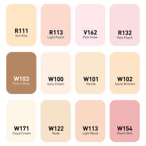 Vincent Graph Master Brush Marker Sk12 - 2