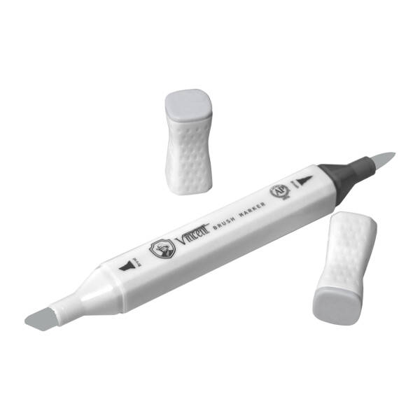 Vincent Graph Master Brush Marker Tg02 Toner Gray 02 - 3