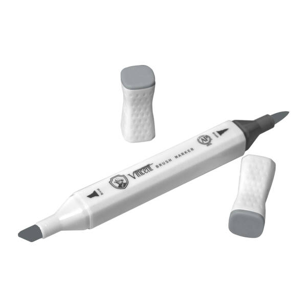 Vincent Graph Master Brush Marker Tg06 Toner Gray 06 - 3