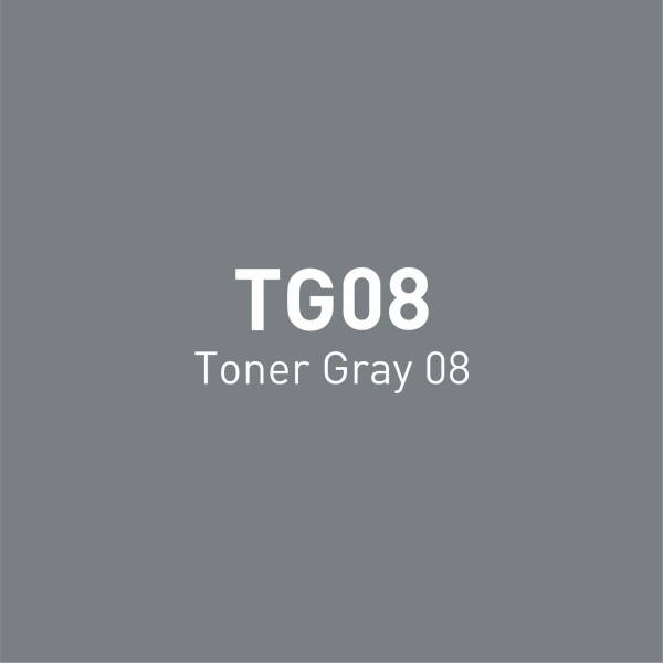 Vincent Graph Master Brush Marker Tg08 Toner Gray 08 - 4