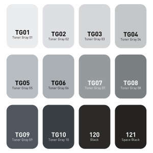 Vincent Graph Master Brush Marker Tg12 - 2