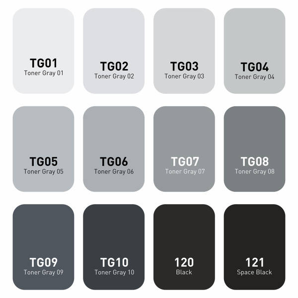 Vincent Graph Master Brush Marker Tg12 - 2