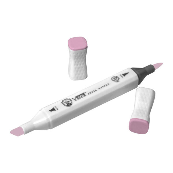 Vincent Graph Master Brush Marker V112 Pink - 3