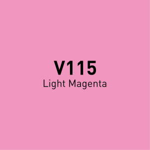 Vincent Graph Master Brush Marker V115 Li̇ght Magenta - 4
