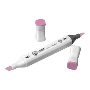 Vincent Graph Master Brush Marker V115 Li̇ght Magenta - 3