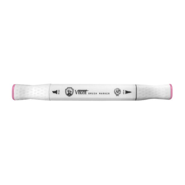 Vincent Graph Master Brush Marker V115 Li̇ght Magenta - 2