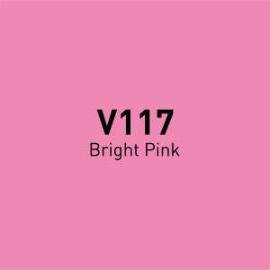 Vincent Graph Master Brush Marker V117 Bri̇ght Pi̇nk - 4