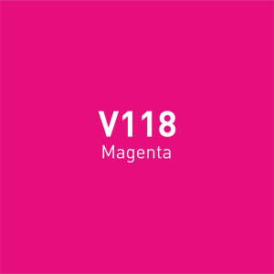 Vincent Graph Master Brush Marker V118 Magenta - 4