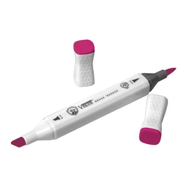 Vincent Graph Master Brush Marker V118 Magenta - 3