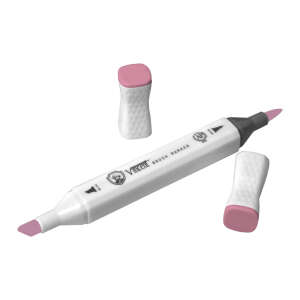 Vincent Graph Master Brush Marker V125 Li̇ght Rose - 3