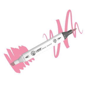 Vincent Graph Master Brush Marker V125 Li̇ght Rose - 1