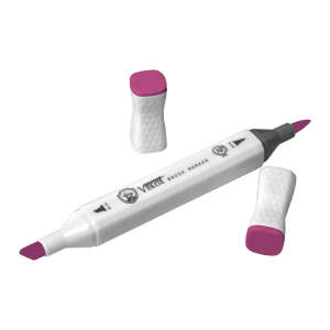 Vincent Graph Master Brush Marker V129 Red Vi̇olet - 3
