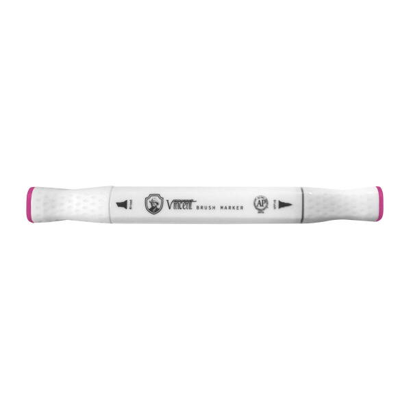 Vincent Graph Master Brush Marker V129 Red Vi̇olet - 2