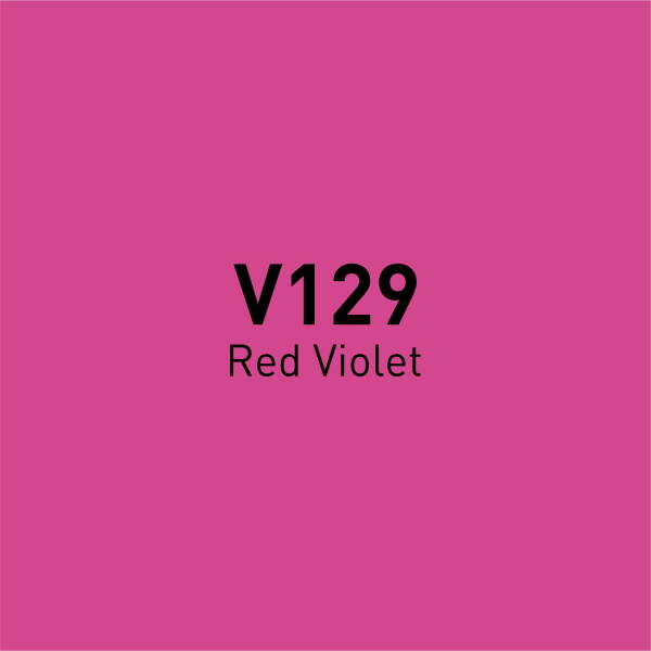 Vincent Graph Master Brush Marker V129 Red Vi̇olet - 4