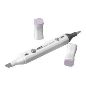 Vincent Graph Master Brush Marker V142 Li̇ght Vi̇olet - 3