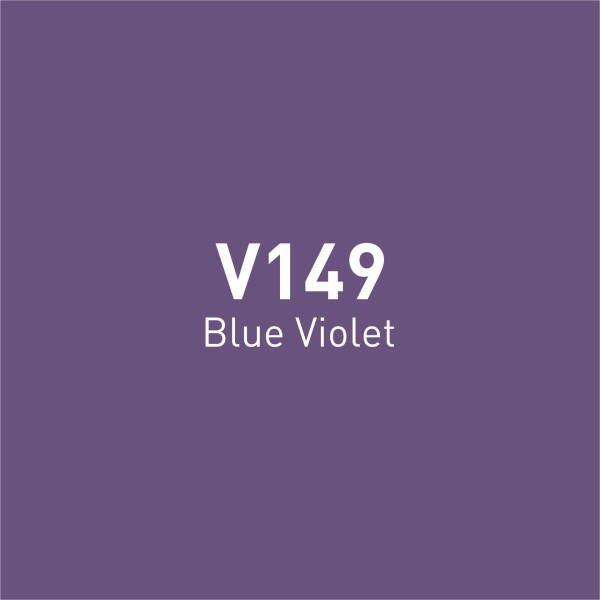 Vincent Graph Master Brush Marker V149 Blue Vi̇olet - 4