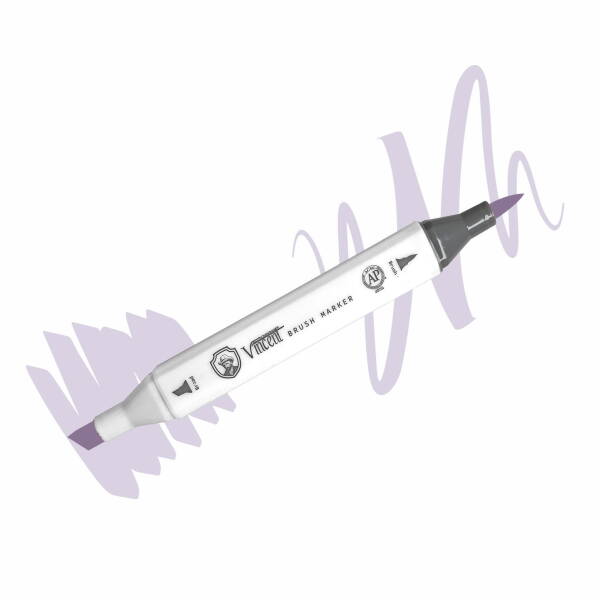 Vincent Graph Master Brush Marker V154 Gray Li̇lac - 1