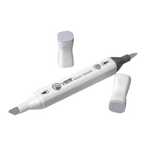 Vincent Graph Master Brush Marker V154 Gray Li̇lac - 3