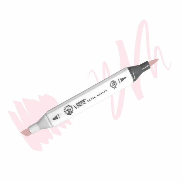 Vincent Graph Master Brush Marker V162 Pi̇nk Snow - 1