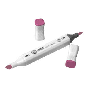 Vincent Graph Master Brush Marker V329 Red Vi̇olet Deep - 3