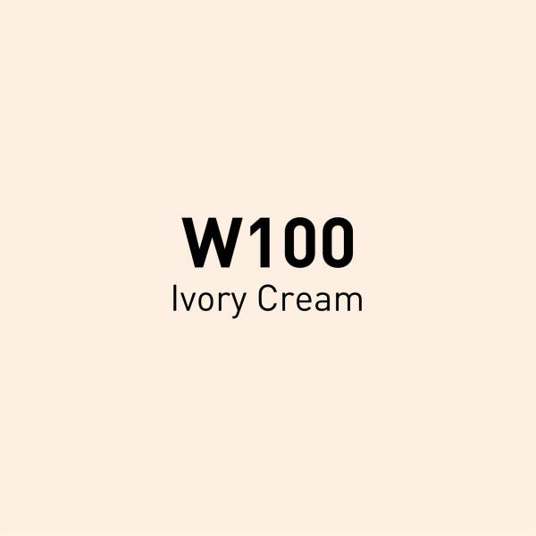 Vincent Graph Master Brush Marker W100 Ivory Cream - 4