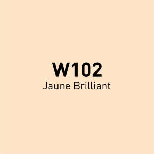 Vincent Graph Master Brush Marker W102 Jaune Bri̇llant - 4