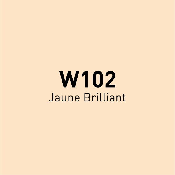Vincent Graph Master Brush Marker W102 Jaune Bri̇llant - 4
