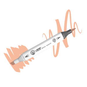 Vincent Graph Master Brush Marker W115 Medi̇um Wood - 1