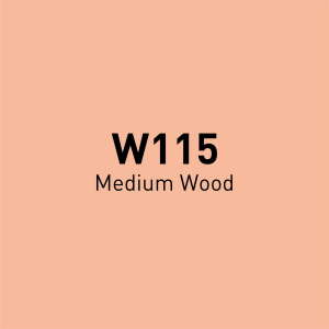 Vincent Graph Master Brush Marker W115 Medi̇um Wood - 4